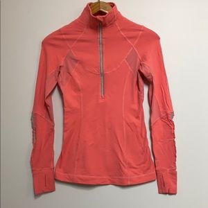 lululemon Running Half Zip - Bleached Coral